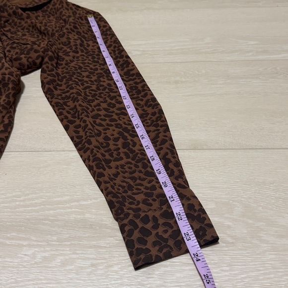 Lucky Brand Animal Print Long Sleeve Dress - Picture 8 of 8